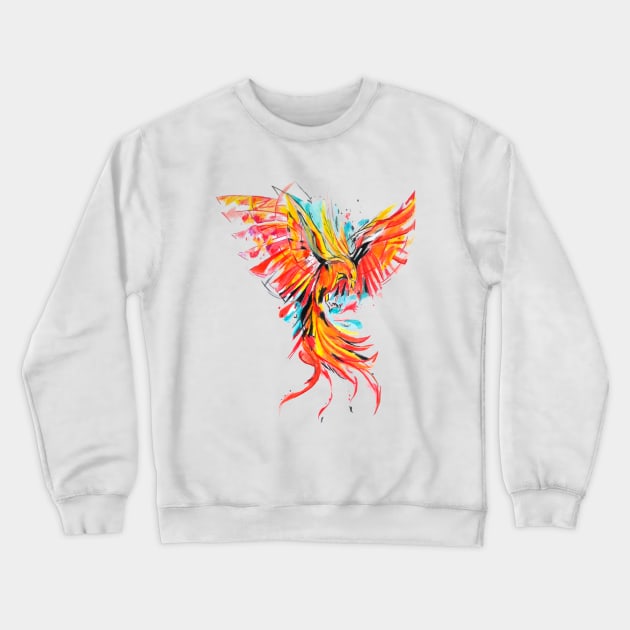 Phoenix Crewneck Sweatshirt by Shenron